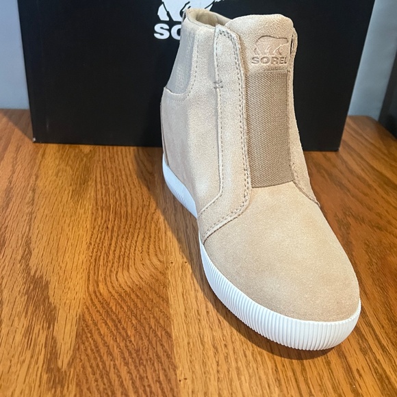 Sorel Womens Out N About Pull On Wedge Booties Waterproof Lined Cushioned - Picture 5 of 6